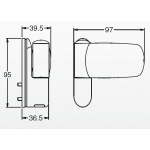 3d hinge dimensions side front